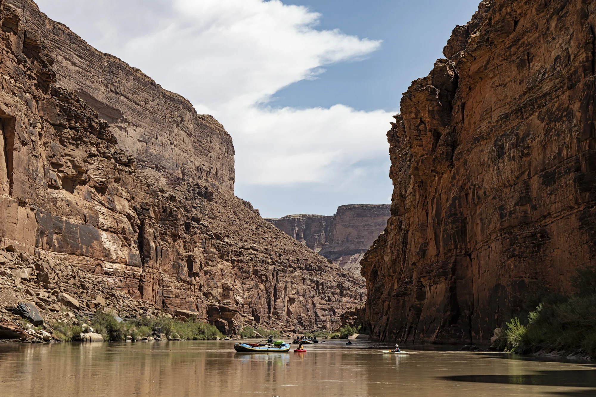 Flat water en route to House Rock Rapid.