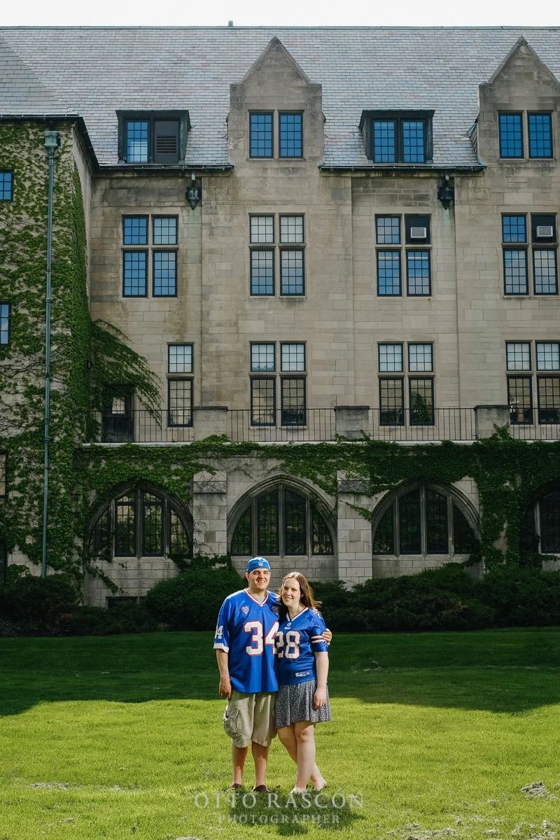 Josh is a huge Bills fan. I just love the color Blue :)