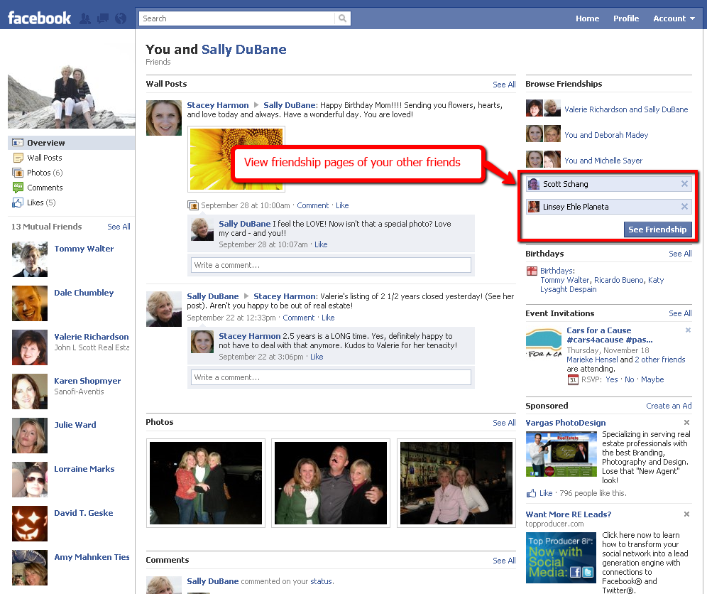 Friendship Page Other Friends