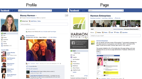 Using A Facebook Page vs Profile For Marketing Your Business