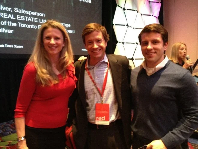 Stacey Harmon, Facebook's Thomas Arnold, Jimmy Mackin