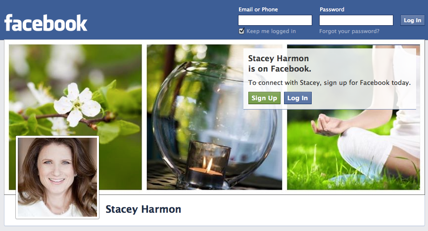 You cover photo is public. 
