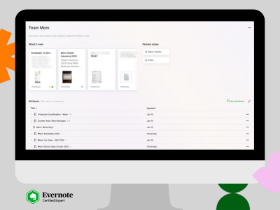 Spaces: A new organization layer to Evernote