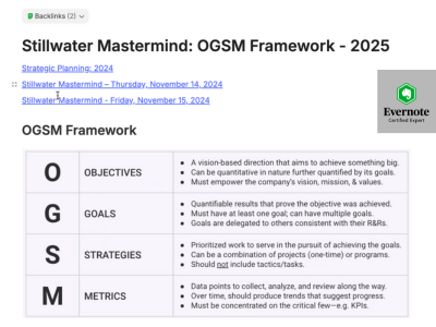 3 Steps to Planning Your Year in Evernote
