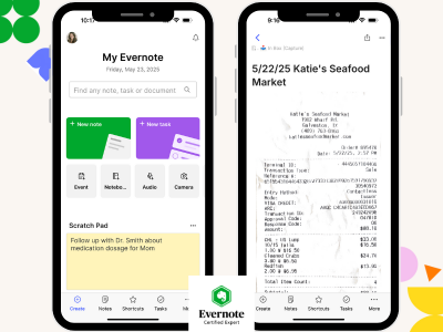 Evernote mobile improvements and best use cases