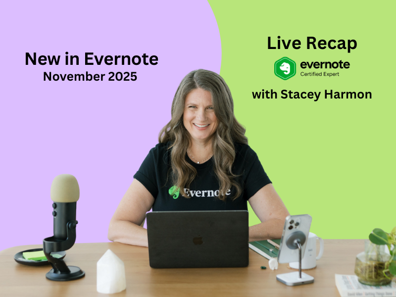 Exploring Evernote's Nov 2025 Features