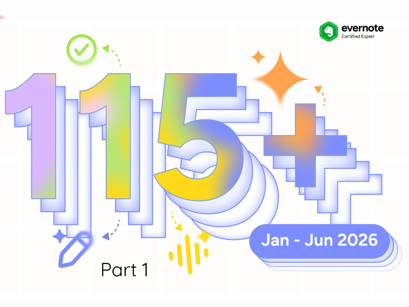 My favorite Evernote features of 2026 (so far