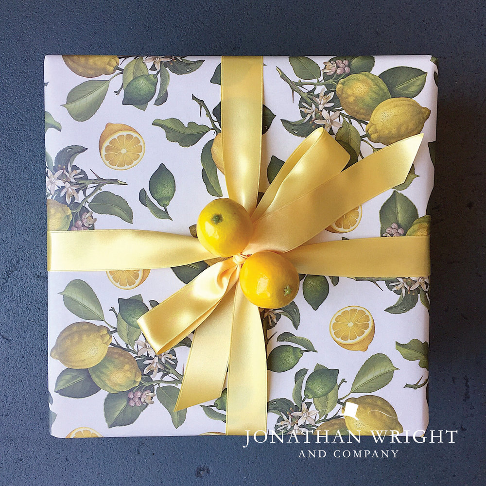 Yellow Marble Wrapping Paper — Jonathan Wright and Company