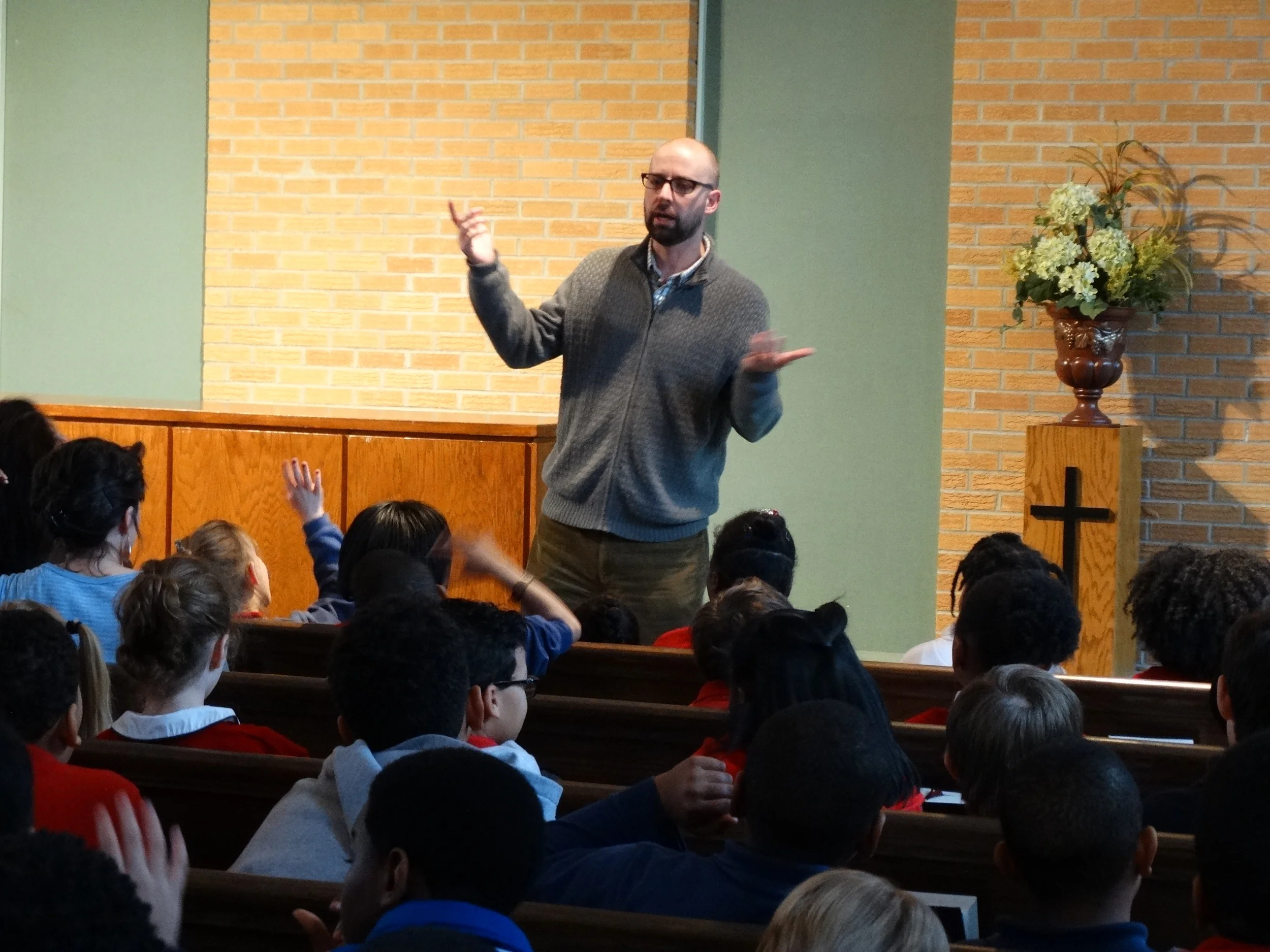 Sam is passionate about fostering holy imagination in children