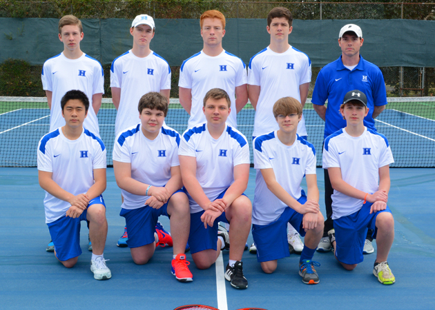 Front: L-R: Wesley Lim, Jackson Gilreath, Jake Williams, Josh Hinkle, Sam Chester Back: L-R: Micah Dempsey, Eric Burchett, Jack Webber, Boyd Webber, Coach Jonathan Murphy