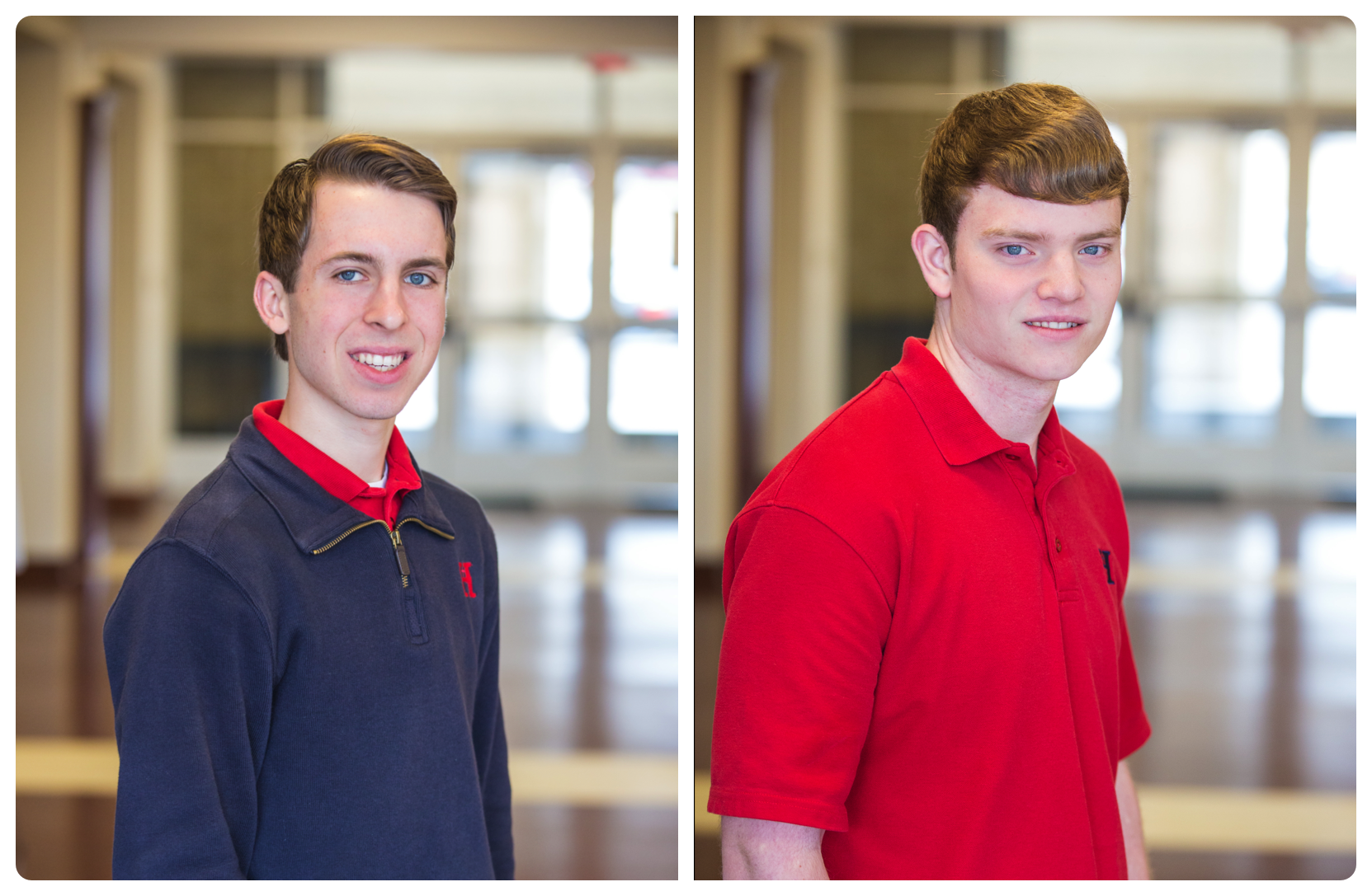 (LEFT) Valedictorian, Zach Riedel (RIGHT) Salutatorian, Robert Mihalko