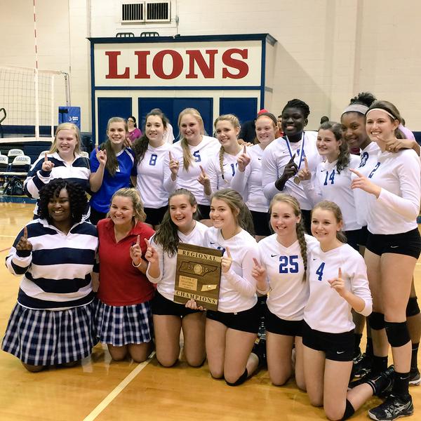 Our 2015 Region Champions - The Lady Lions!