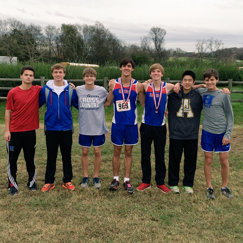 The boys team placed 4th at State. Clayton Sharp, Robbie Machen, and Josh Hinkle led the team.