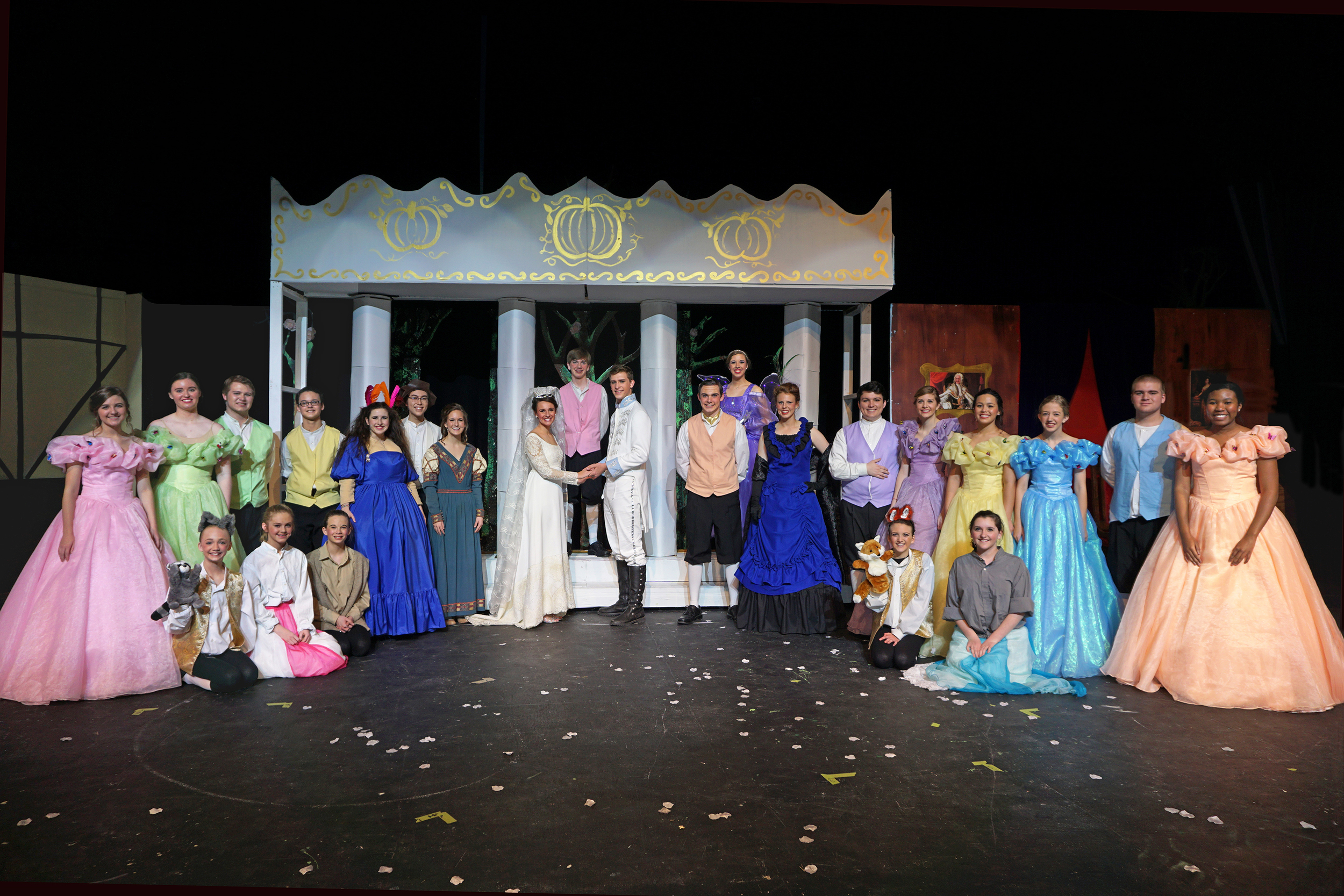The cast of Cinderella