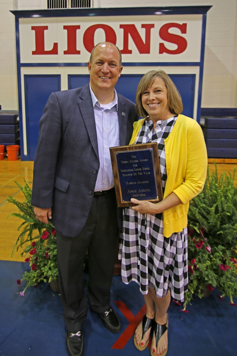 Angie Adkins—The Terry Ellers Award for Outstanding Lower School Teacher of the Year