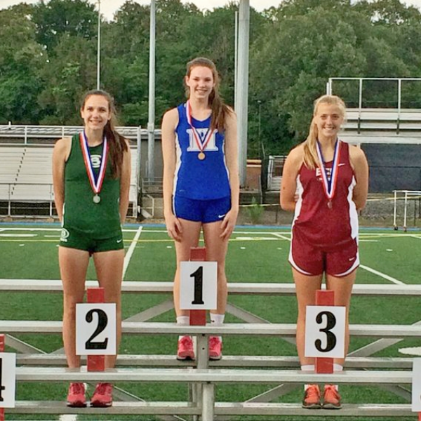 Sarah Luttrell won the Region Championship in high jump and advanced to STATE!