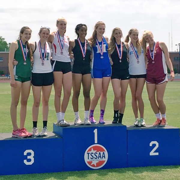 Sarah Luttrell is the State Runner-Up in the high jump, &amp; the top finisher in Division II-A!