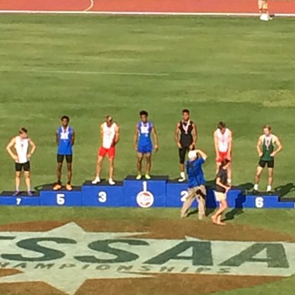 Calvin Austin III is the State Champion in the 400 and Julian Isabel finished 5th.