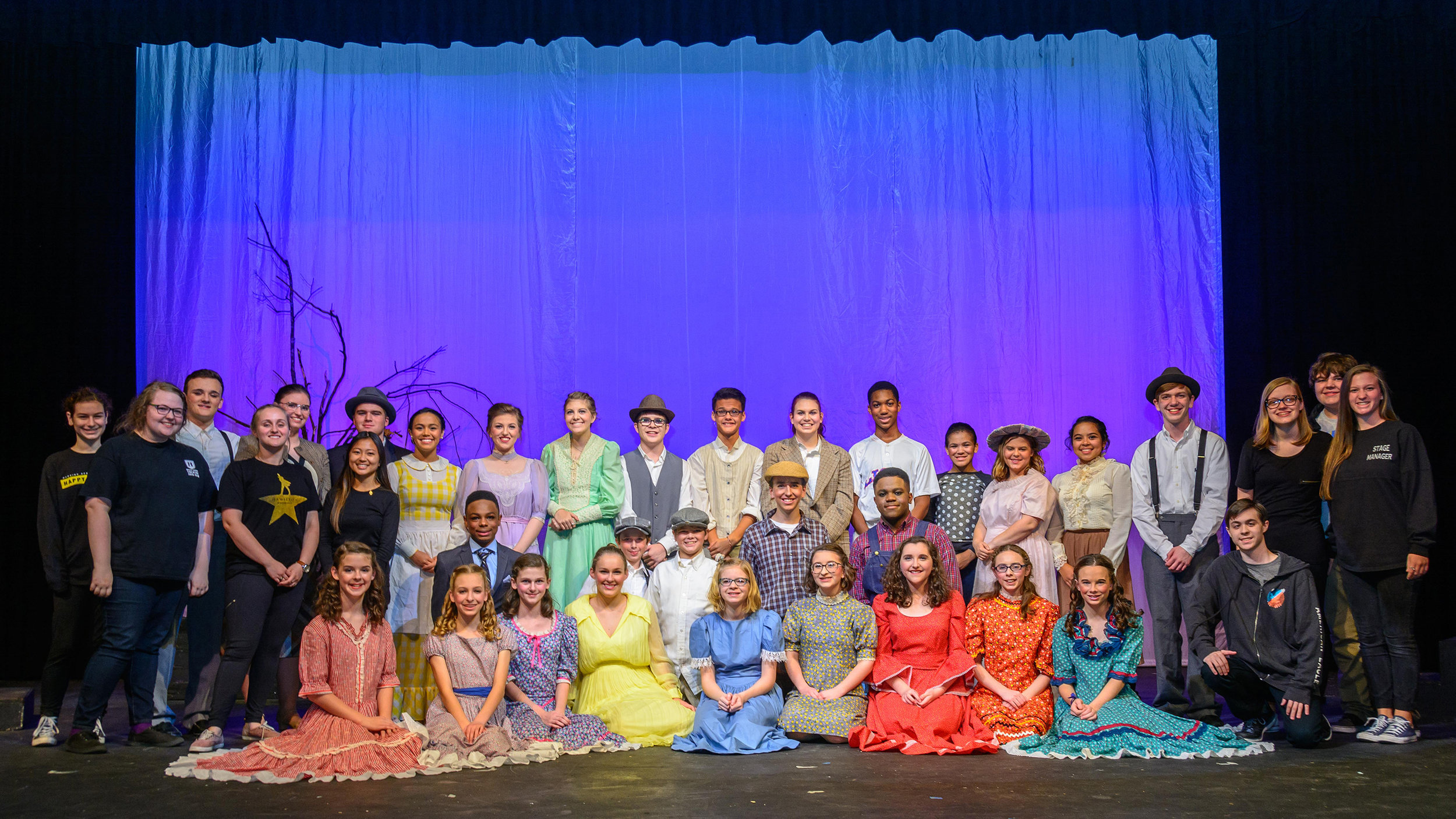 The cast and crew of Our Town