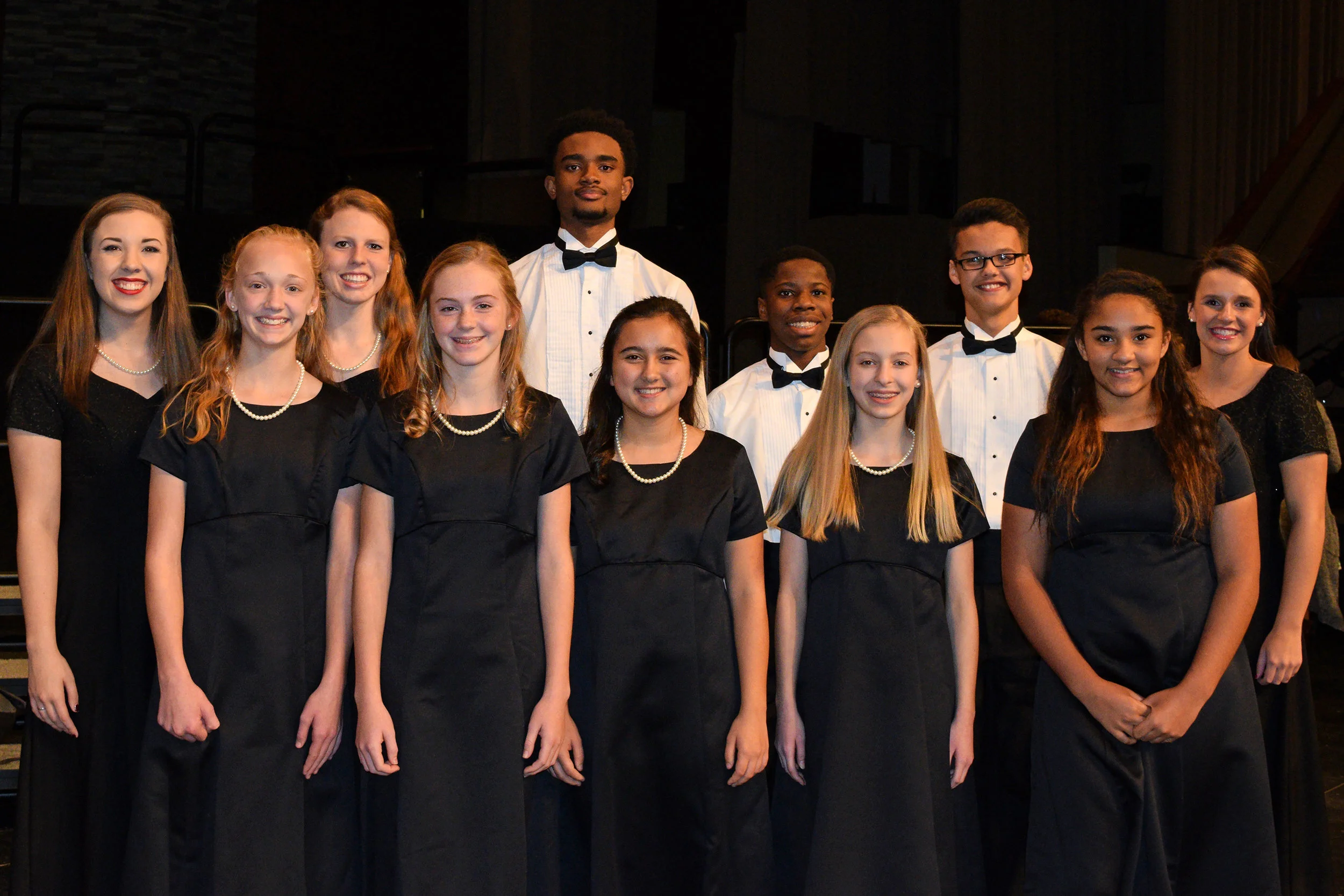 Our Sr. High and Jr. High All Southwest students after the concert.