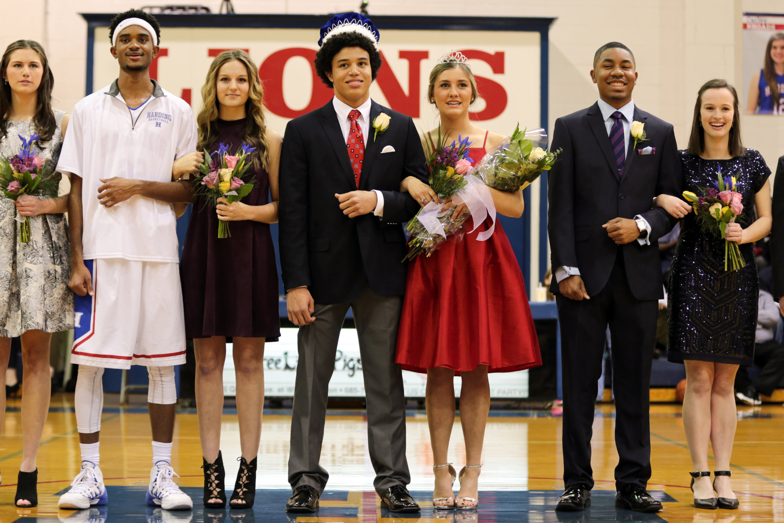 Seniors: Julian Isabel and Taylor Aeschliman, James Townsdin and Isabel Lievens, Grant Hill and Rebecca Rowsey