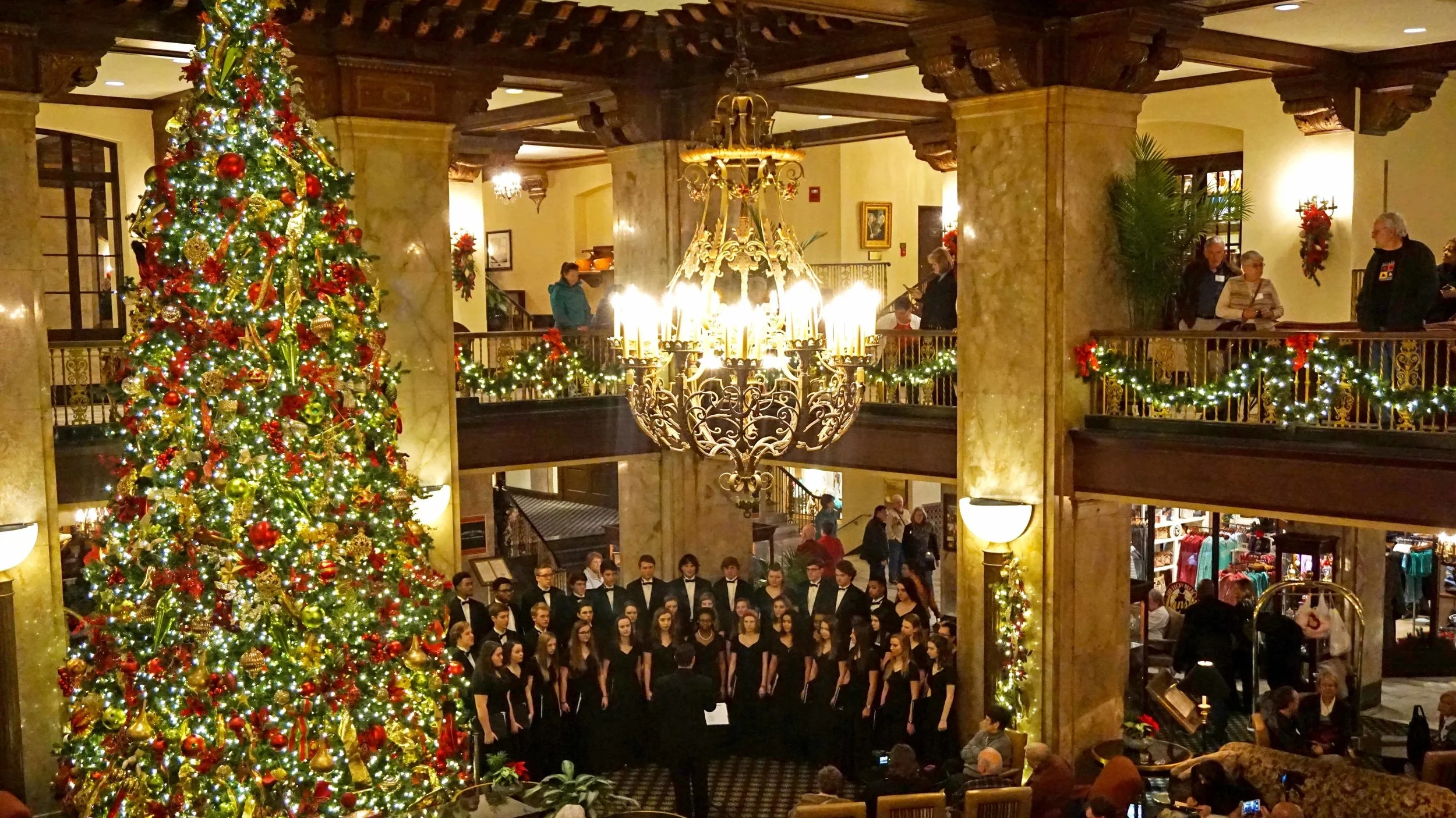 A Cappella Christmas concert Peabody Hotel 2016