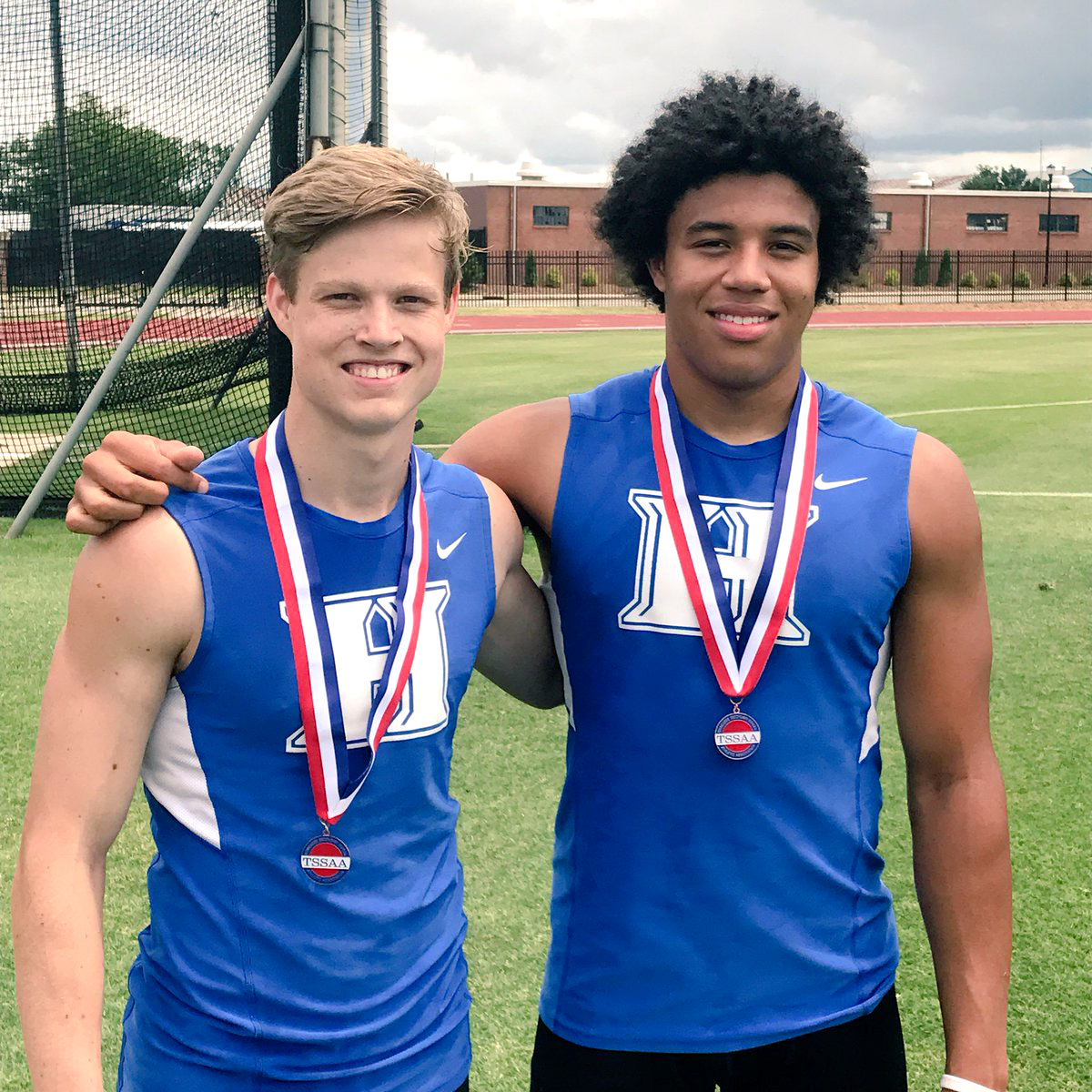 Congratulations to Ty Kimberlin and James Townsdin. They finished 3rd and 8th respectively in the decathlon at the TSSAA state championships!