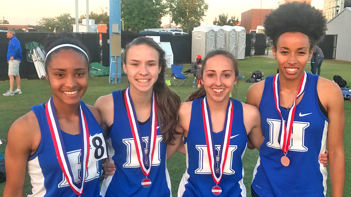 Congratulations to our 4x400 team of Jasmine Allen, Abigail Howell, Deanna Hutson, and Kynadi Brasfield for an 8th place finish at the state championships!