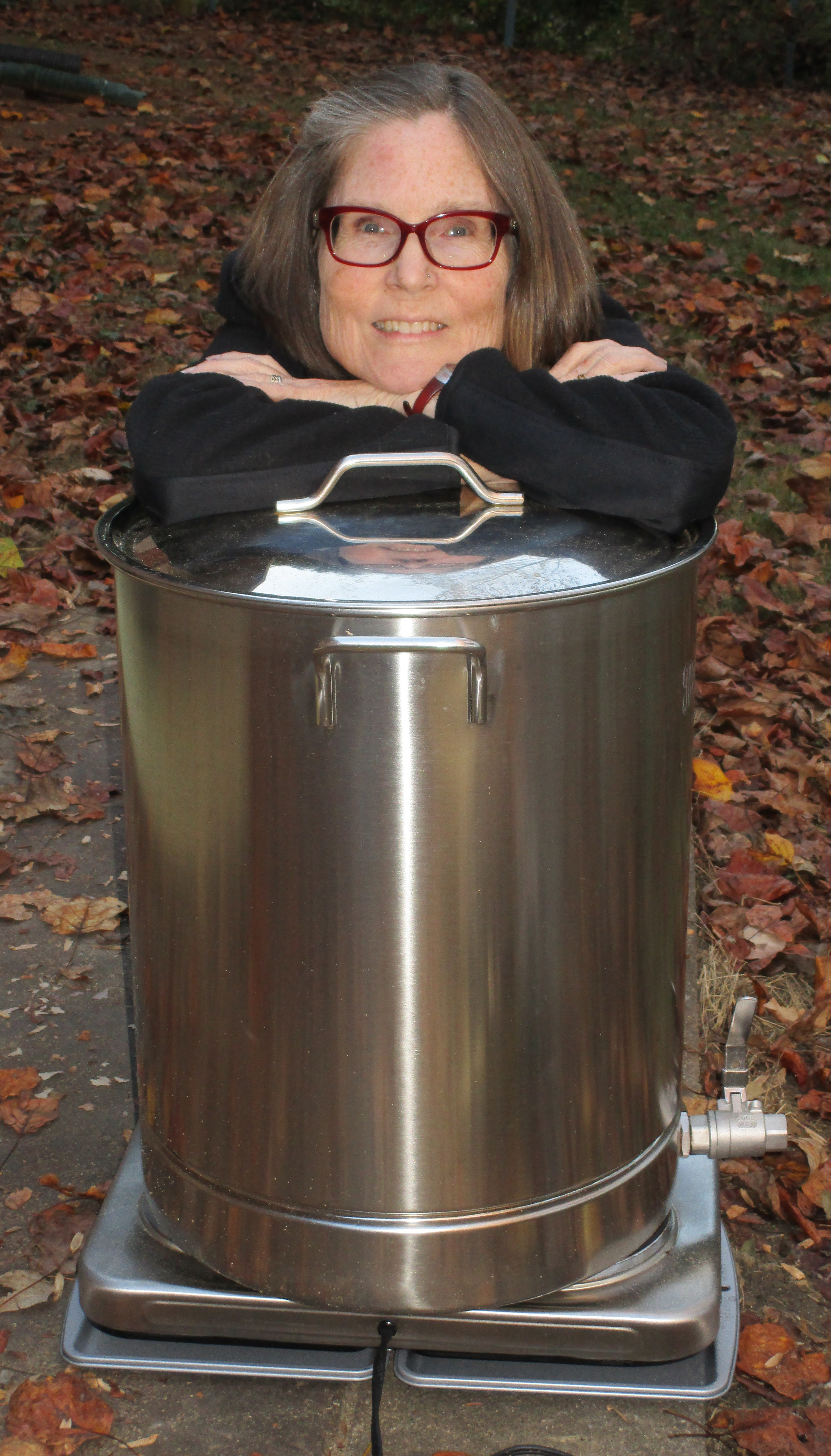 Me and my new eco-printing pot! Is it big enough?
