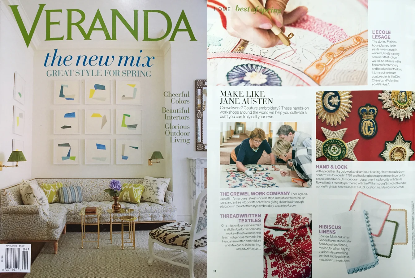 Veranda, April 2018.
