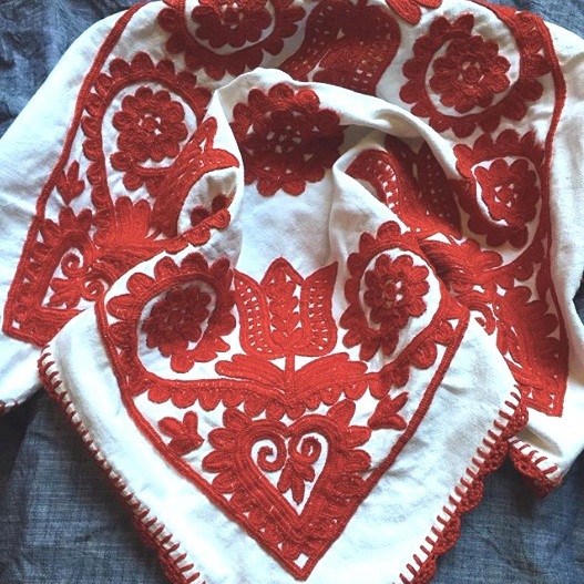 Hungarian Written Embroidery from Transylvania, Romania