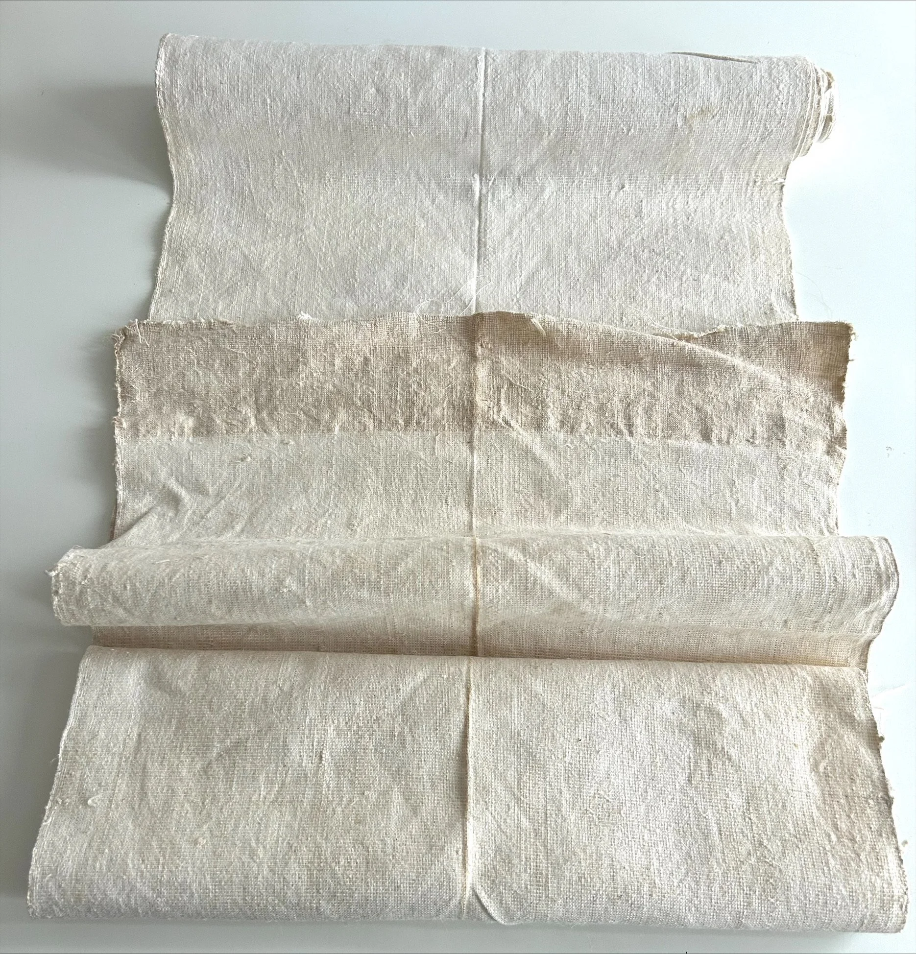 Cotton Linen Fabric handwoven in Romania