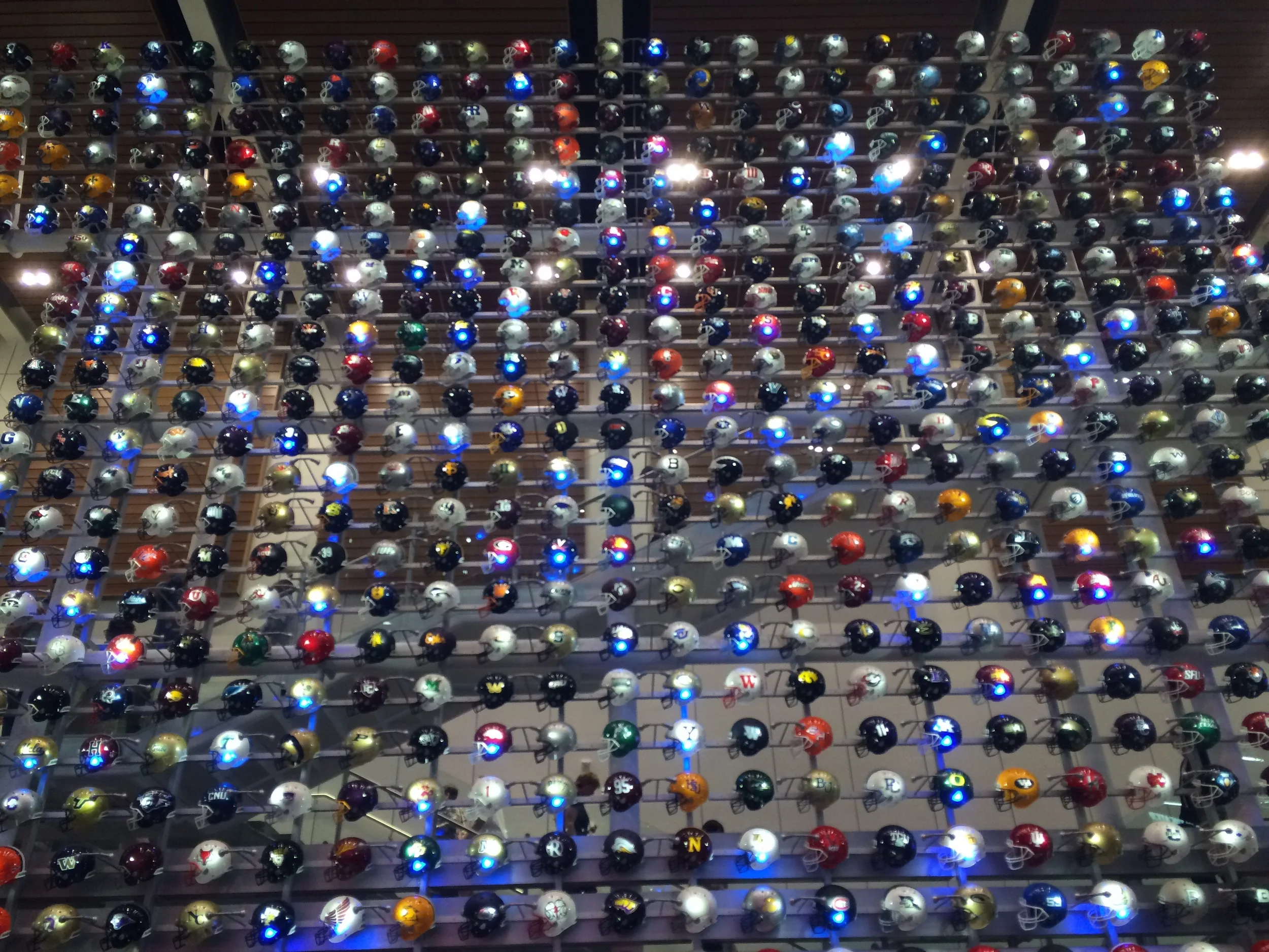 At the College Football Hall of Fame. Gooooooooooooo GAMECOCKS! 