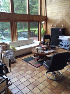 Client Living Room BEFORE Staging