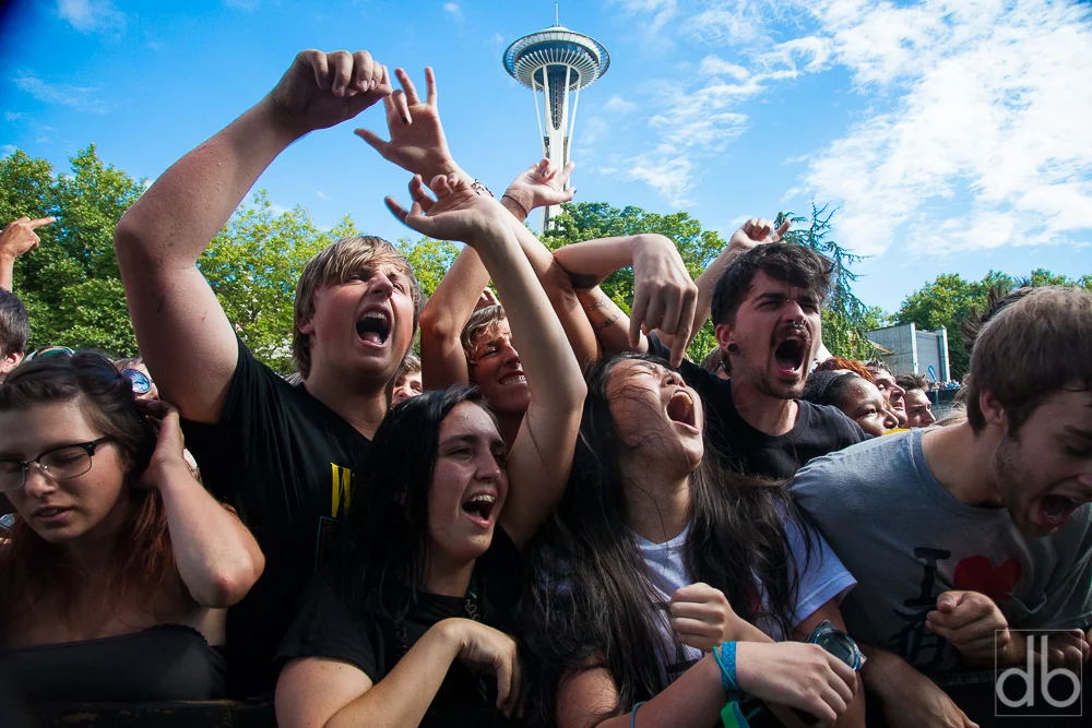 Some fans at Bumbershoot
