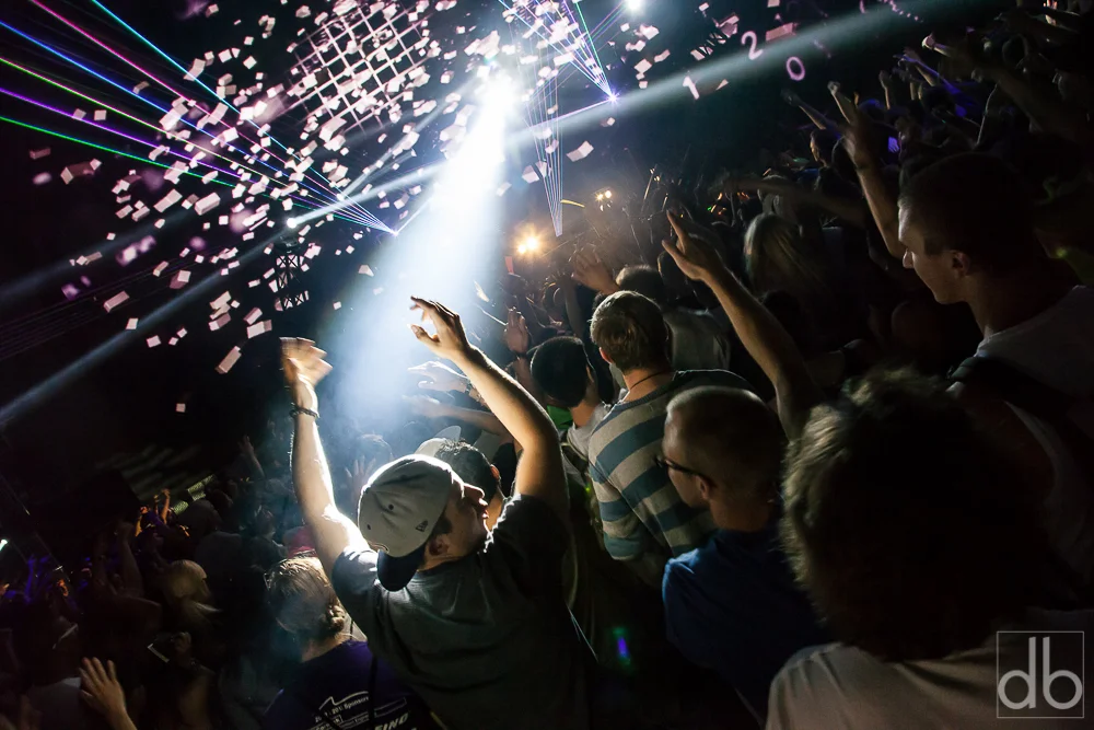 A fan dances at Bumbershoot EDM@EMP
