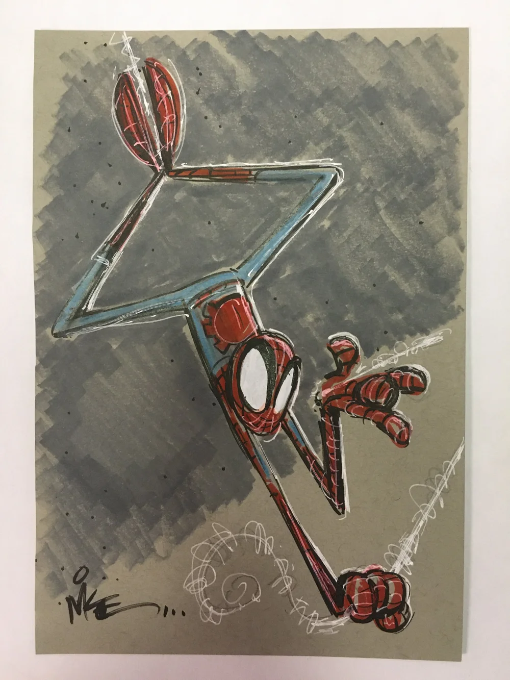 Ink ORIGINAL 6x9 Drawing! Spidey! — The Astonish Factory