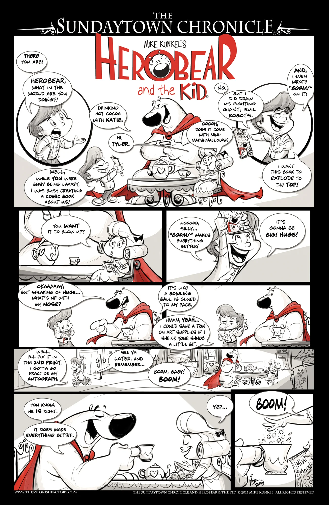 Herobear and the Kid SUNDAYTOWN CHRONICLE Print!