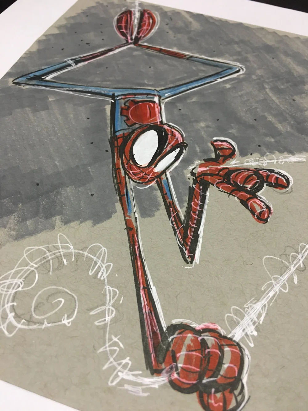 Ink ORIGINAL 6x9 Drawing! Spidey! — The Astonish Factory
