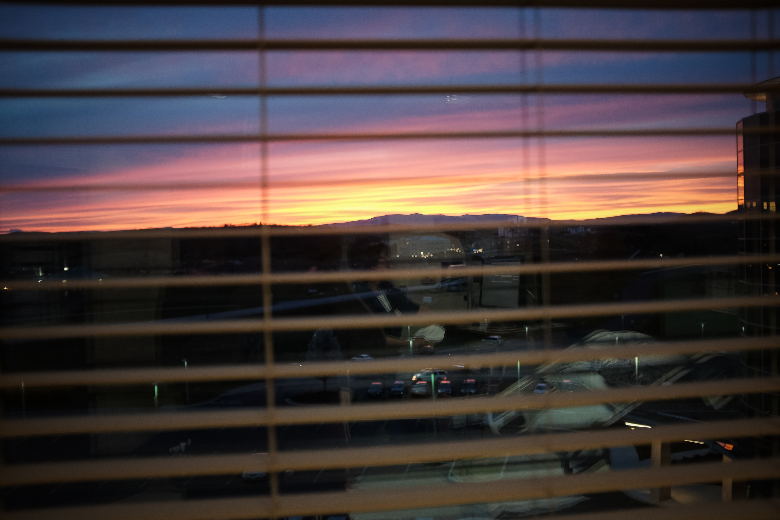 The view from our delivery room Also- the last photo until Arlo was born! We were busy. 