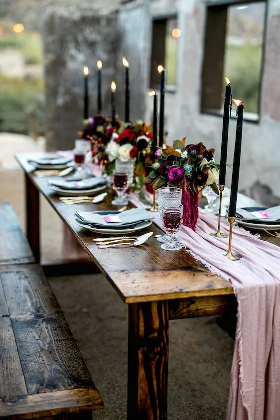 Weddingomania - 30 Decadent and Boho Lux Wedding Ideas