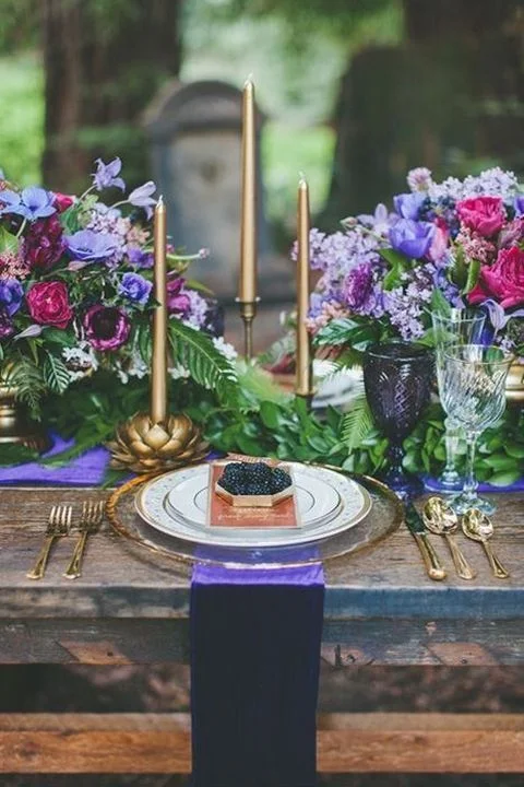 Happy Wed - 30 Jewel Tone Wedding Ideas
