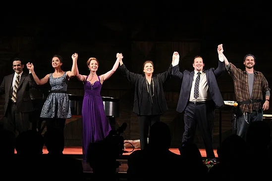 Master Class opening night curtain call, Broadway