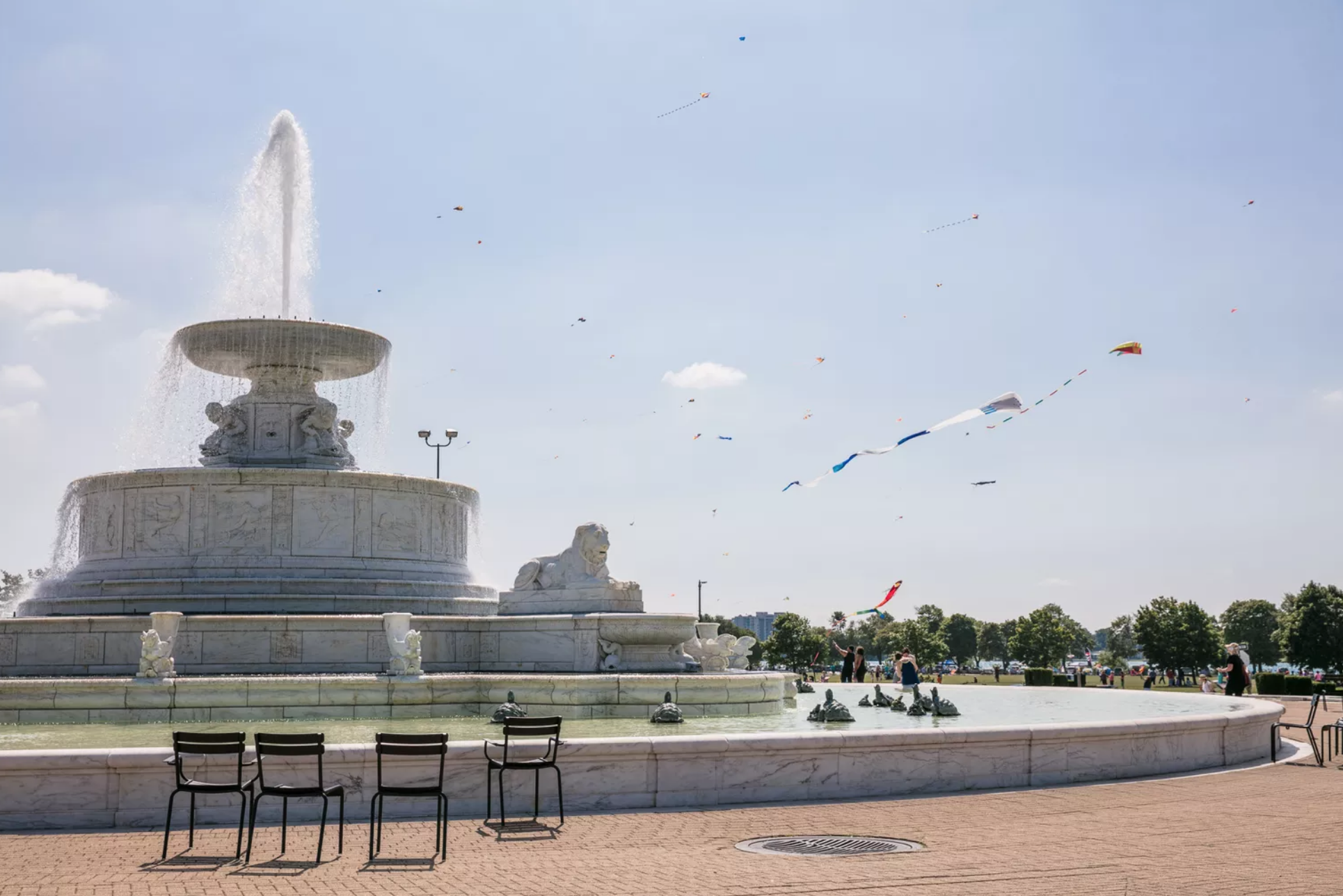 Belle Isle Fountain | Photo Credit: Michelle & Chris Gerard