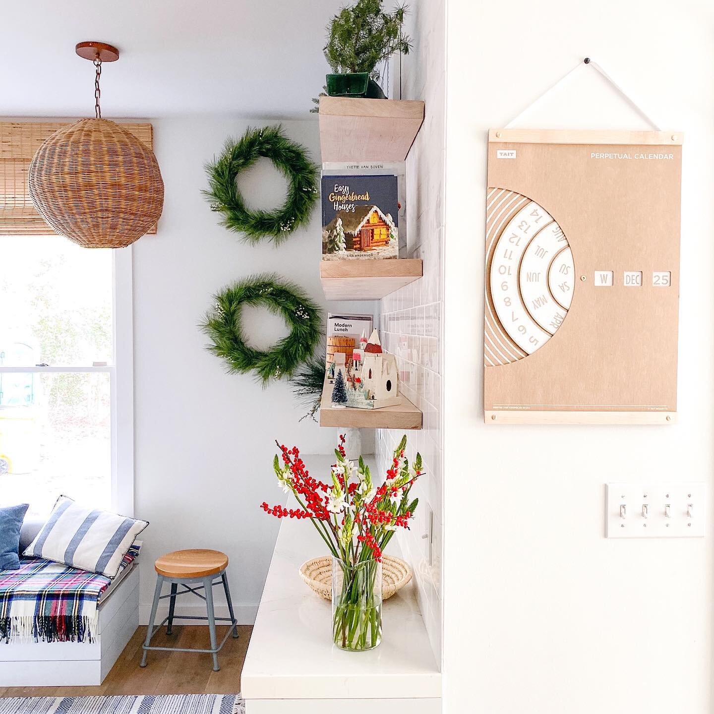 Love this festive photo with our white Perpetual Calendar from @daysofourhouse ❤️ thanks Rachel!