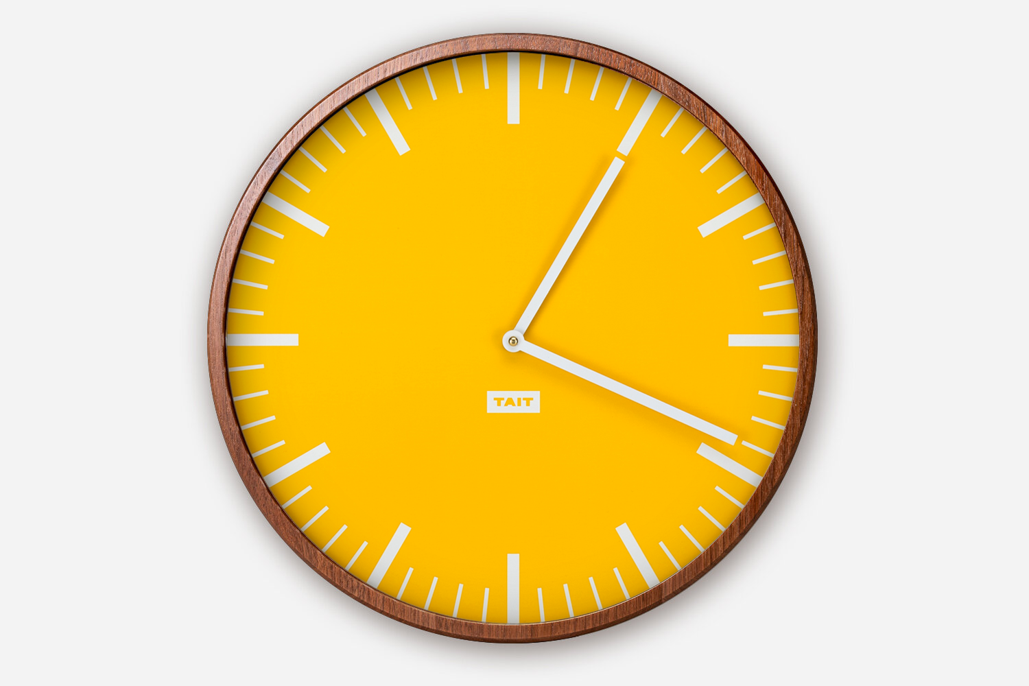 Wall Clock - Sunshine & Walnut