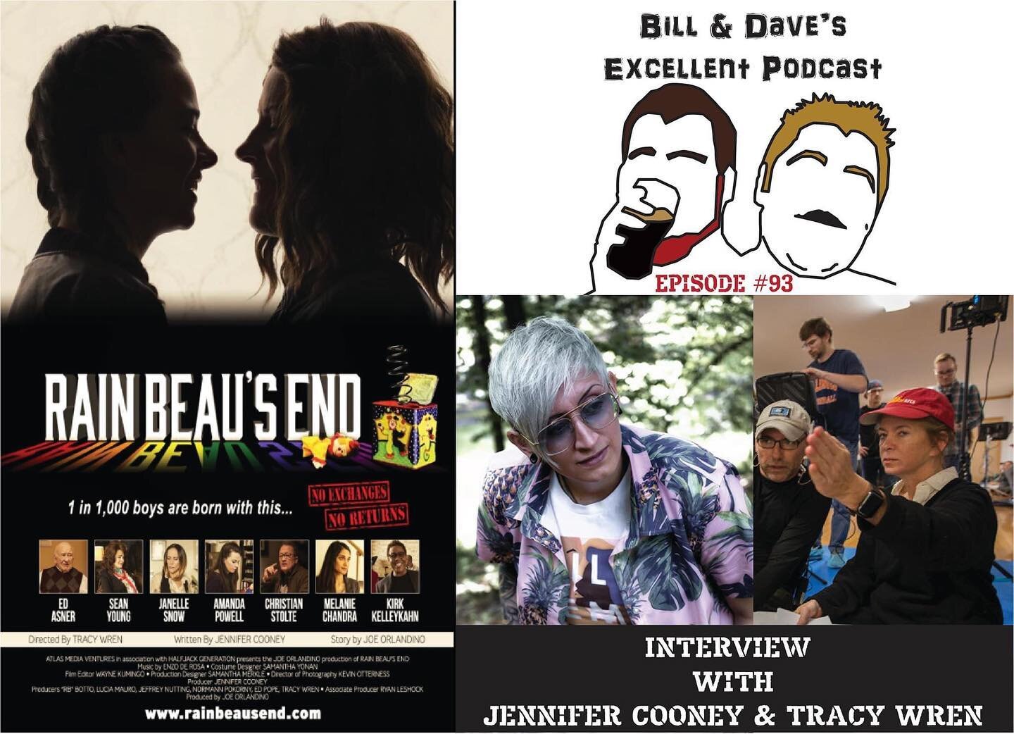 EP93 is up wherever you get your #podcasts

&ldquo;Rain Beau&rsquo;s End&rdquo; #writer Jennifer Cooney and #director Tracy Wren drop in to discuss their new film.  We talk about the amazing cast like Sean Young, Ed Asner, Christian Stolte, filming i