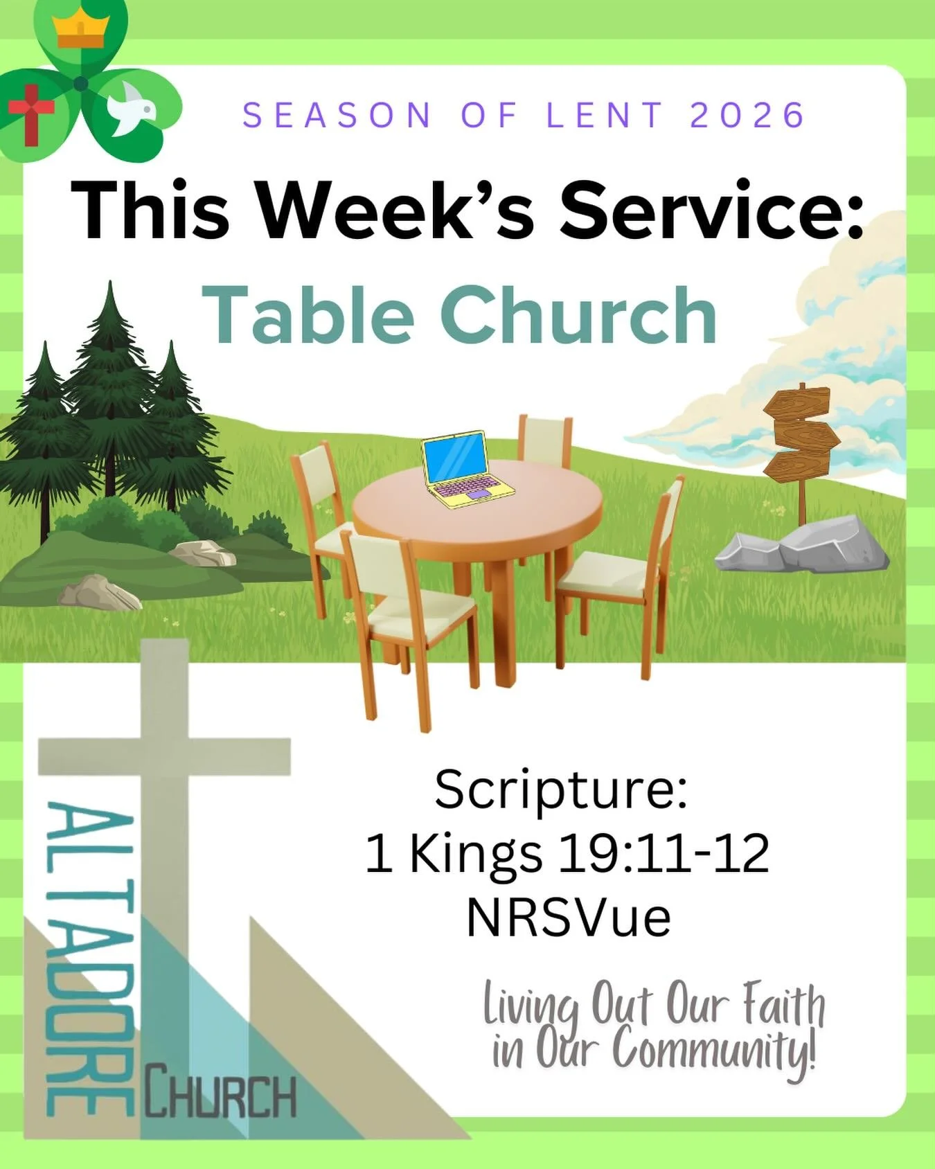 Join us this Sunday for Table Church in the gym at 10 am, with guest speaker Dr. Jon Coutts! #altadorechurch #yycevents #calgary