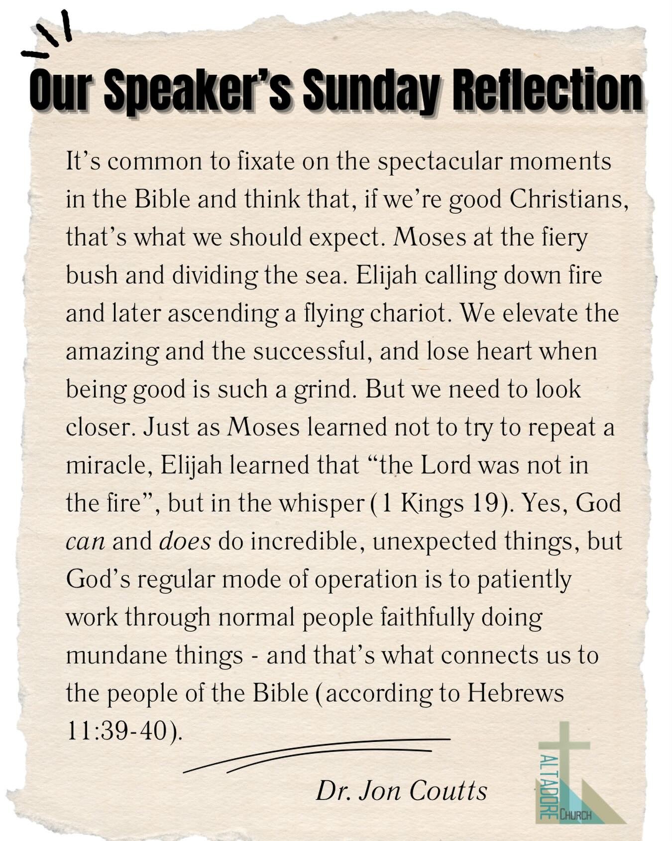 Lent 3&hellip; What are you Fixated on? Read more&hellip; www.altadorechurch.com/from-our-interim-pastor