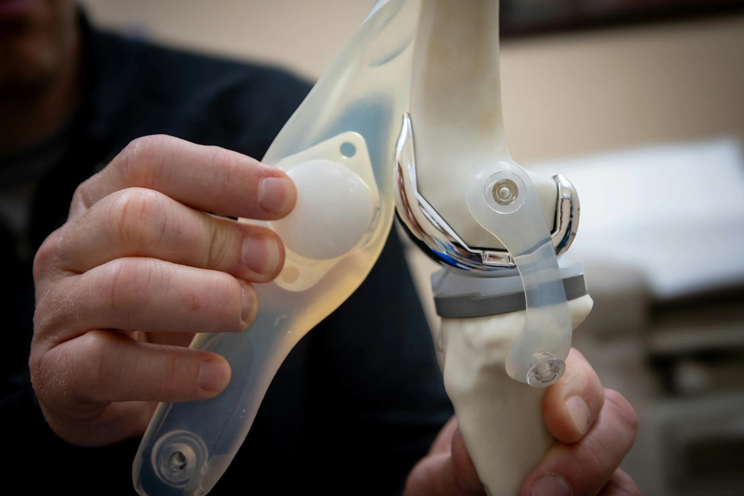a model of an artificial knee